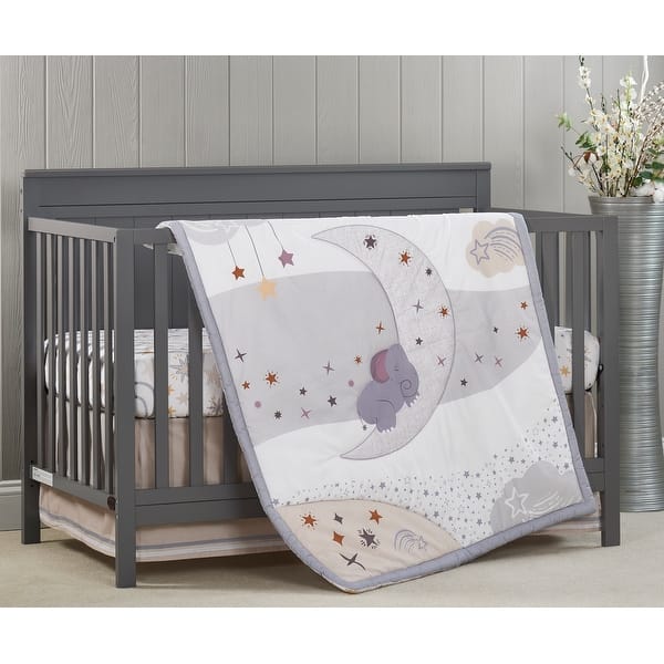 slide 1 of 1, Oxford Baby Star Gazer, 3 Pc Crib Bedding Set