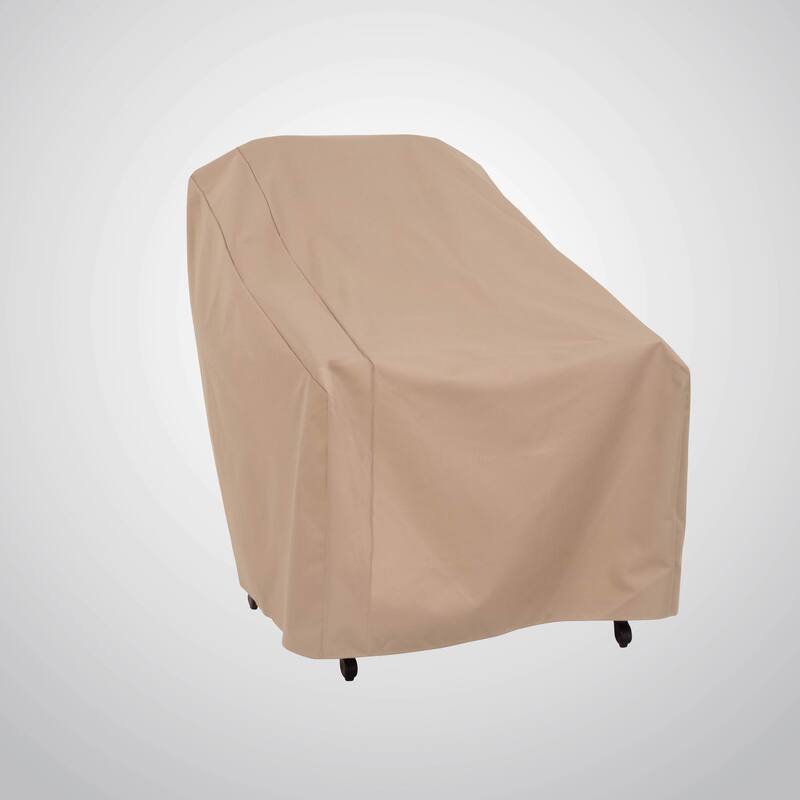 Modern Leisure® Basics Patio Chair Cover, 33"L x 34"W x 31"H, Khaki