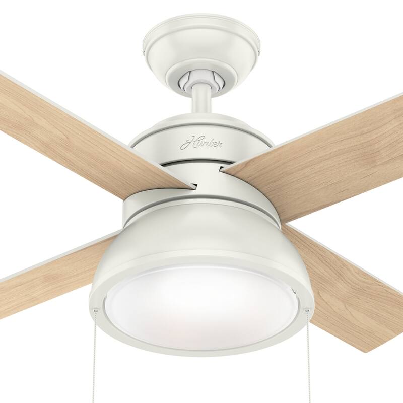Hunter 36" Loki Ceiling Fan with LED Light - Bedrooms, Home Office, Laundry - Rustic, Farmhouse
