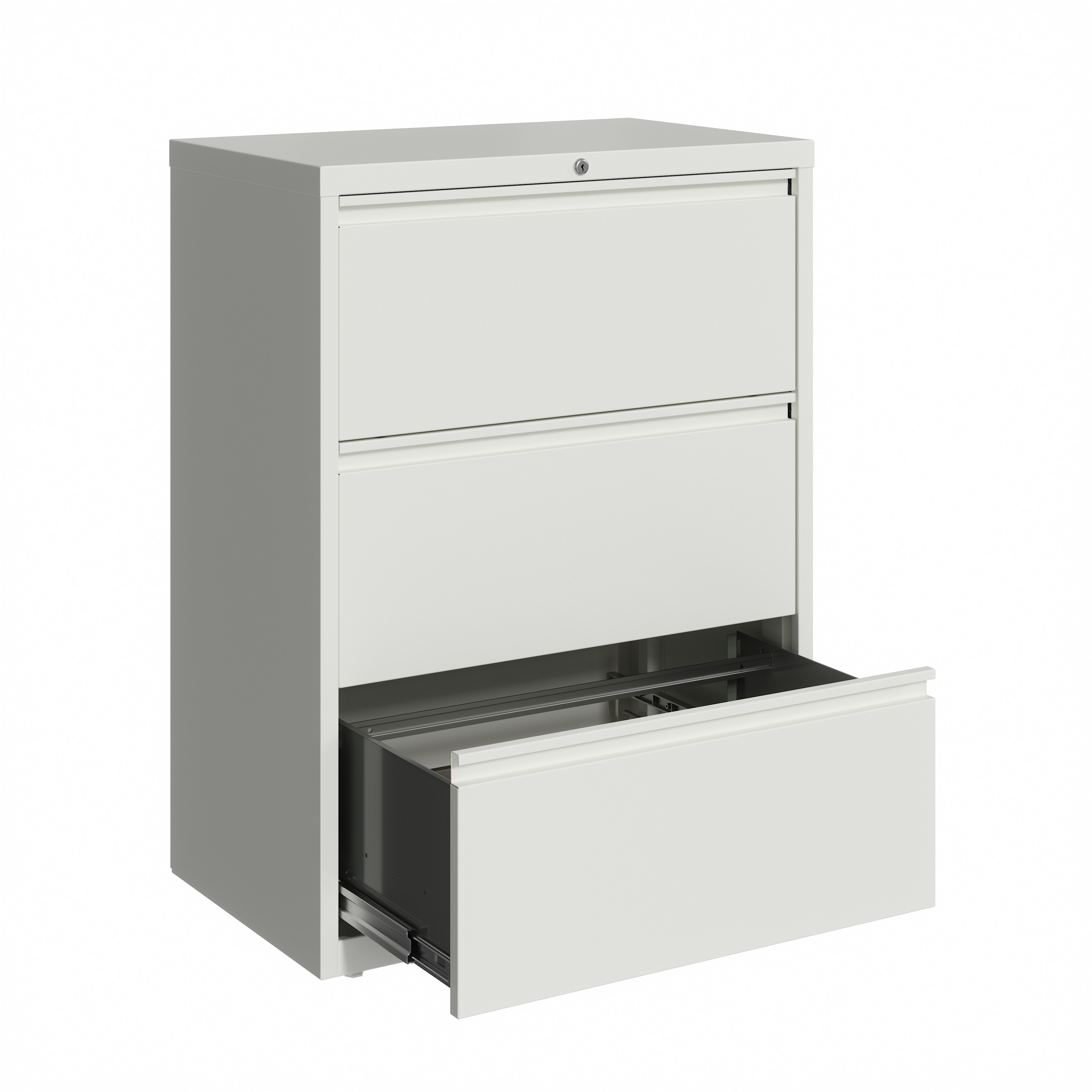 Shop Hirsh 30 In Wide Hl10000 Series 3 Drawer Lateral File Cabinet White Overstock 32292013