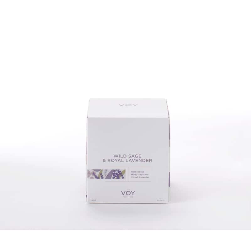 Wild Sage & Royal Lavender Scented Candle