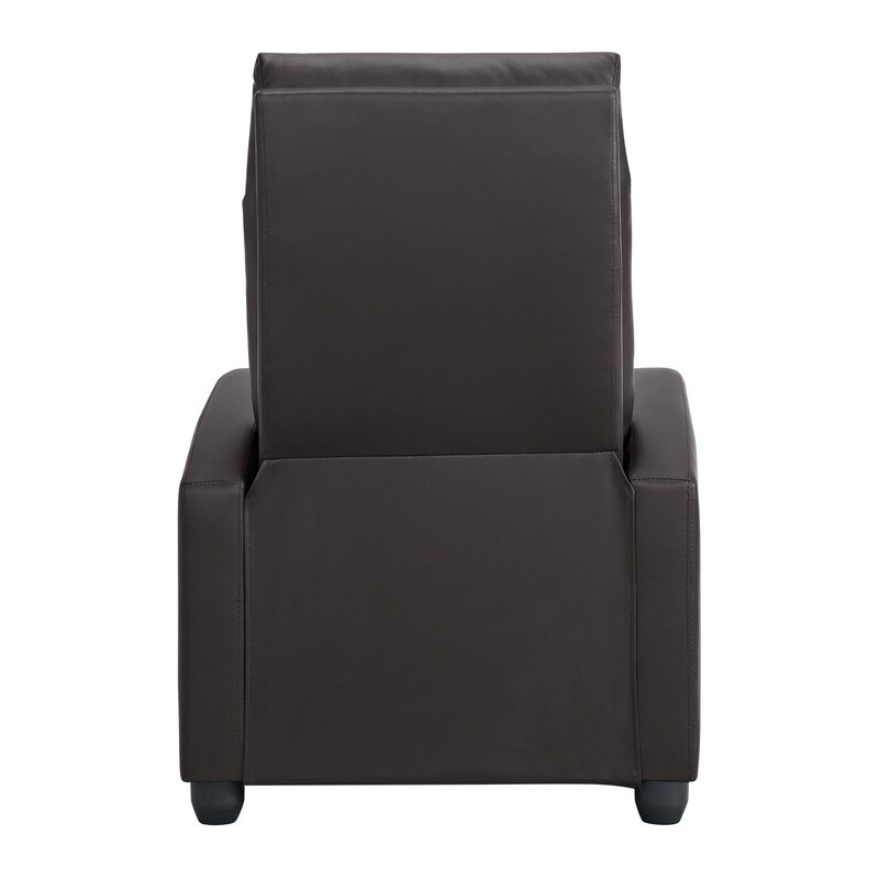 Olivia leather pushback recliner best sale