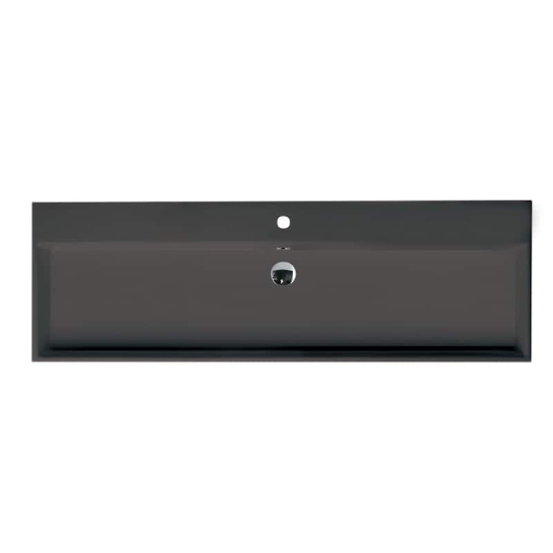 WS Bath Collections Unlimited 120.01 Mono Unlimited 47-1/2" - Matte Black