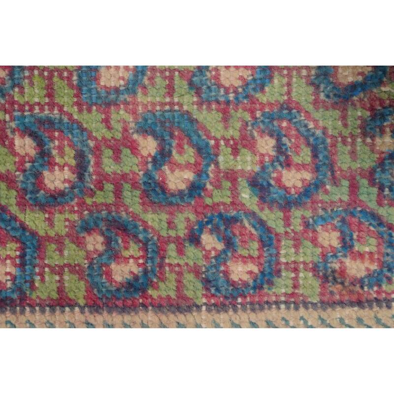 Hand Knotted Oriental 100% Wool Carpet Traditional Medallion Oranges & Rust Tabriz Area Rug - 6' 3'' X 4' 6''