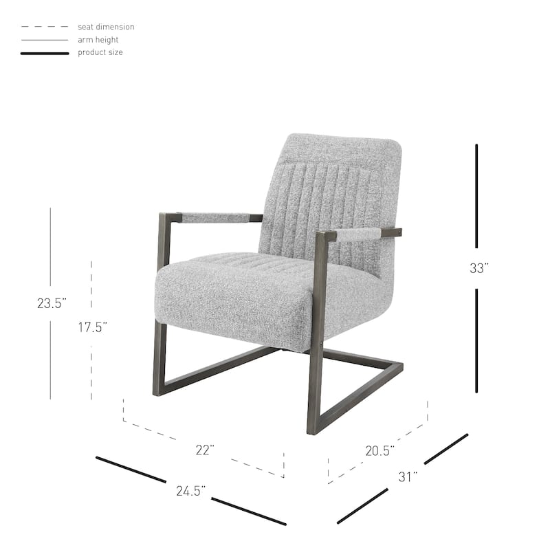 Jonah Fabric Accent Arm Chair