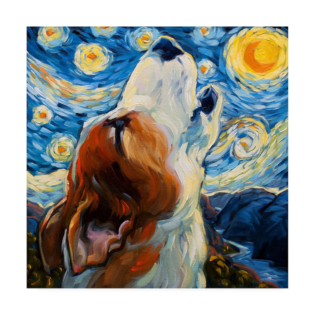 CR Townsend 'Sing Starry Night' Canvas Art