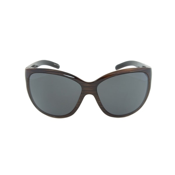 Porsche Design Design P8524 C Sunglasses | Striped Brown Frame | grey Lens - 65mm x 13mm x 125mm. Opens flyout.