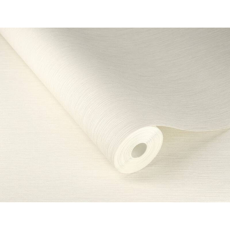 A-Street Prints Oren Ivory Shimmering Striations Wallpaper