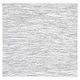 preview thumbnail 16 of 19, SAFAVIEH Handmade Flatweave Montauk Gjyle Casual Cotton Rug 6' Square - Silver - Square