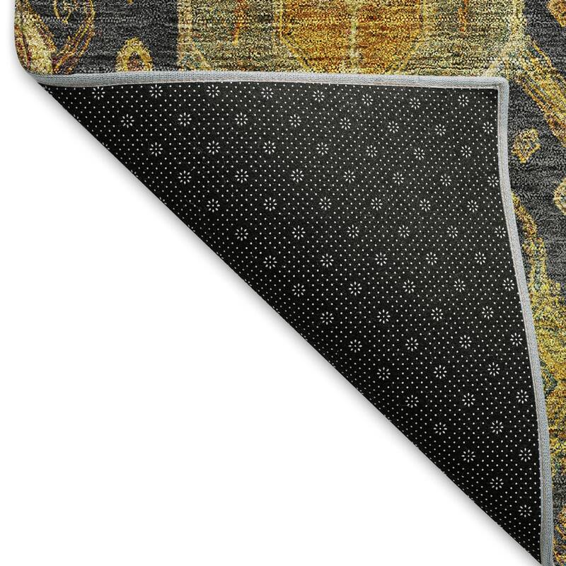 Machine Washable Indoor/ Outdoor Traditional Venetian Chantille Rug