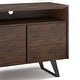 preview thumbnail 10 of 10, WYNDENHALL Mitchell SOLID ACACIA WOOD 42" Wide Modern TV Media Stand in Distressed Charcoal Brown For TVs up to 43 inches