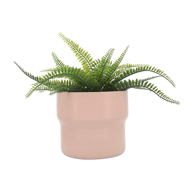 Ceramic Round Speckled Planters Set of 3 - Pink, 7/9/10 in.