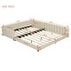 preview thumbnail 21 of 34, Platform Bed & Daybed Sectional Upholstered Bed Mother & Child Bed Grounded Bed Stripe Upholstered Bed- Queen & Twin XL Size