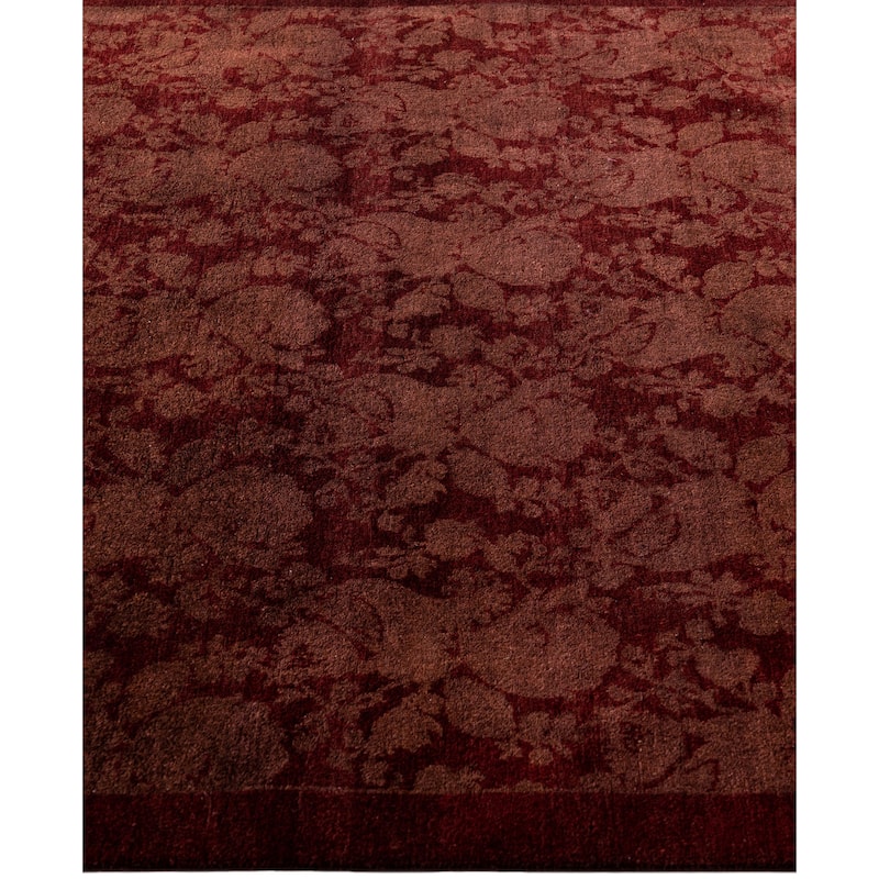 Overdyed One-of-a-Kind Hand-Knotted Area Rug - Gold - 4' 2" x 5' 10"
