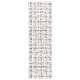 preview thumbnail 9 of 10, SAFAVIEH Fontana Shag Bekin Modern Check 2-inch Thick Rug 2'3" x 10' Runner - Grey/Ivory
