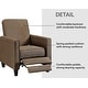 preview thumbnail 3 of 28, Landon Pushback Recliner Chairs Reclining Chair Home Theater Recliner Small Recliners for Small Spaces with Adjustable Footrest