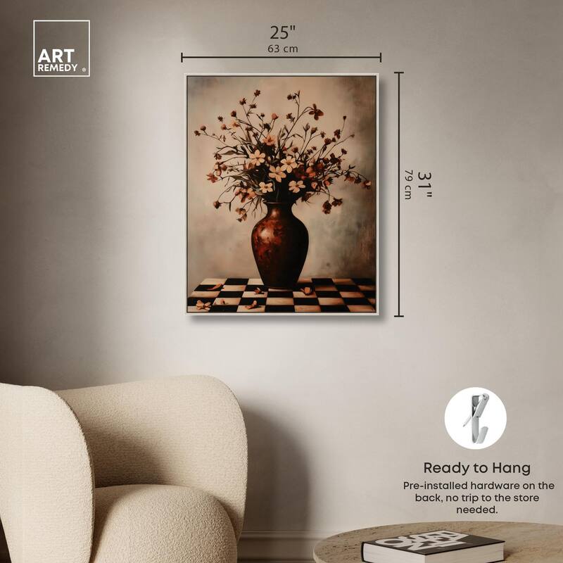 Antique Anthos Aria Canvas by Art Remedy