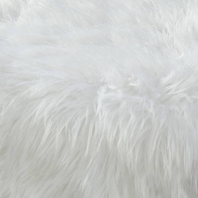 Andral Contemporary Faux Fur Upholstery Entryway Bench by Silver Orchid