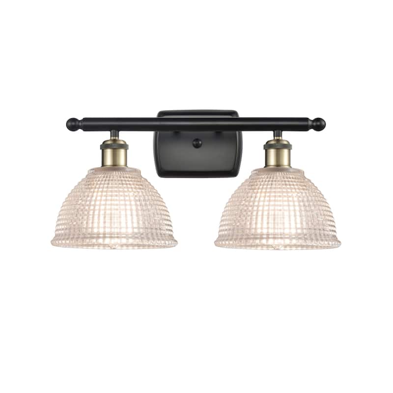 Innovations Lighting Arietta 2 Light 16" Wide Bathroom Vanity Light - Black Antique Brass / Clear