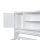 preview thumbnail 9 of 18, Multifunctional Twin Size Wood Bookshelf Platform Bed with Built-in Desk and Chair