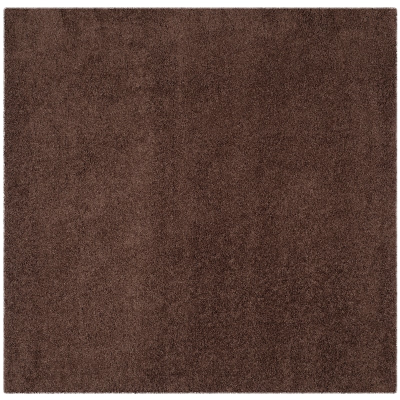 SAFAVIEH Laguna Shag Verdiana Solid Color 2-inch Thick Rug.
