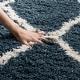 preview thumbnail 95 of 145, SAFAVIEH Hudson Shag Ariola Trellis 2-inch Thick Rug