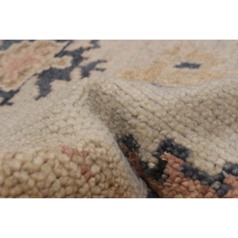 ECARPETGALLERY Hand-knotted Jules Serapi Light Grey Wool Rug - 8'2 x 9'11