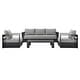 preview thumbnail 46 of 56, Tahoe Outdoor Aluminum 4-piece Conversation Set with Coffee Table