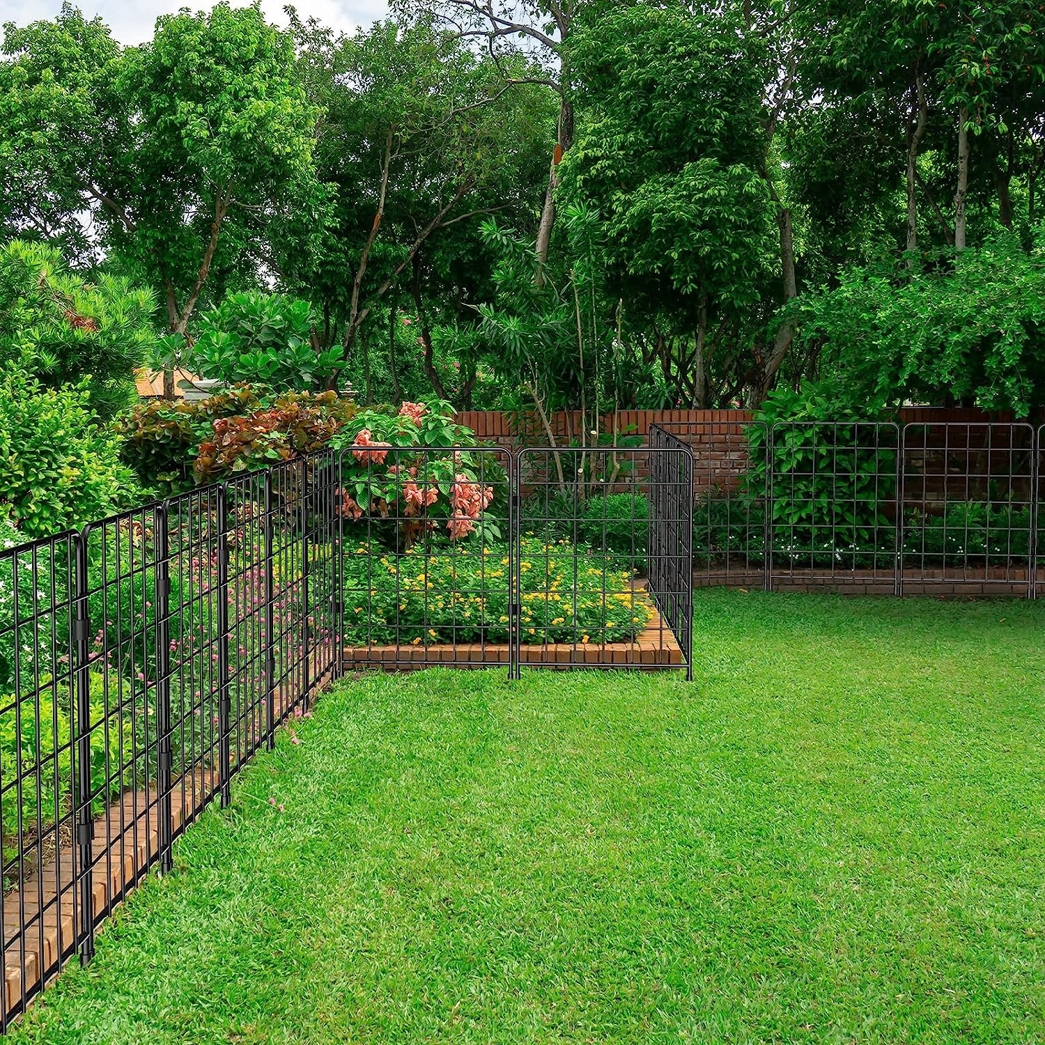 Dog barrier for garden hot sale