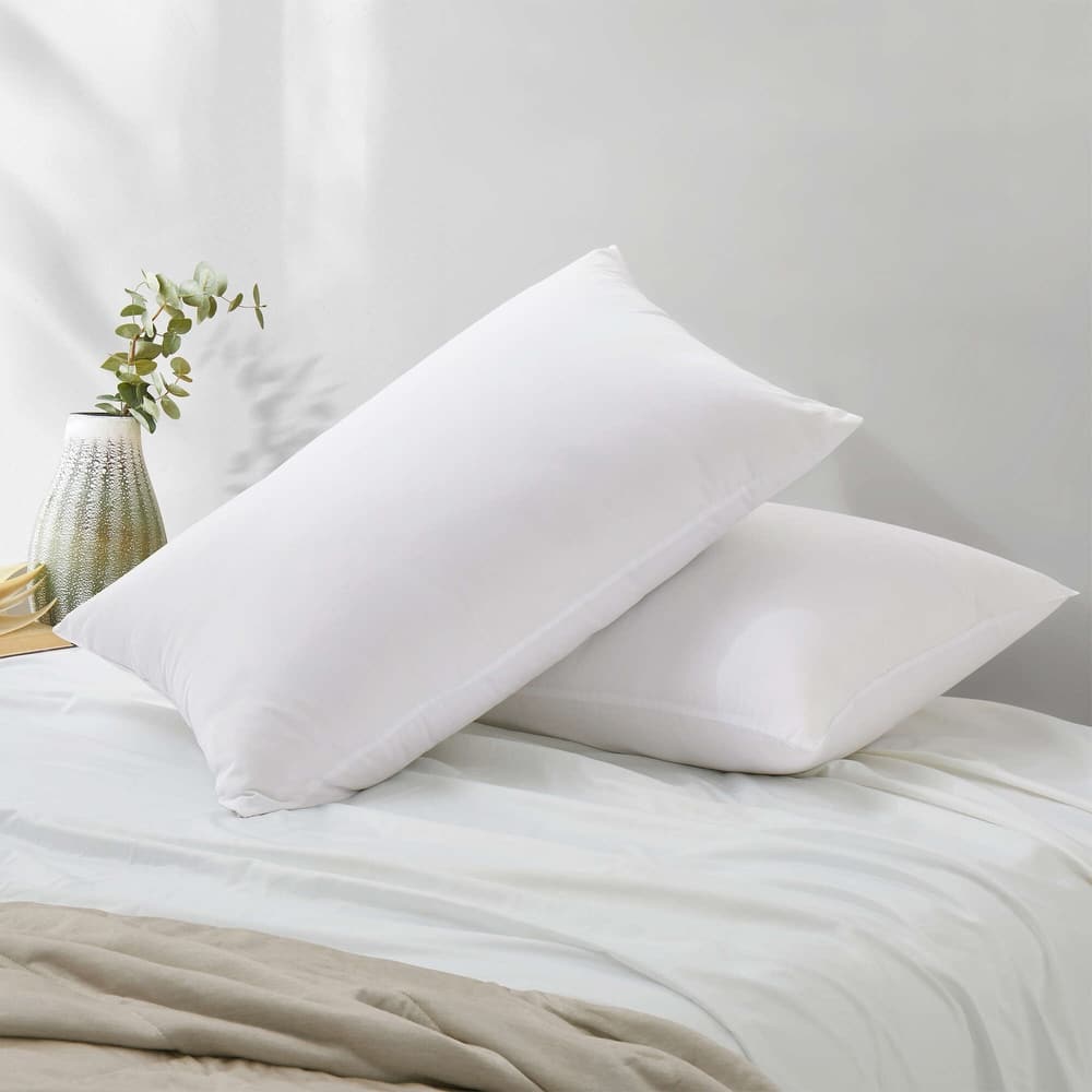 2 Pack Goose Feather Down & Alternative Pillows All Firmness Levels