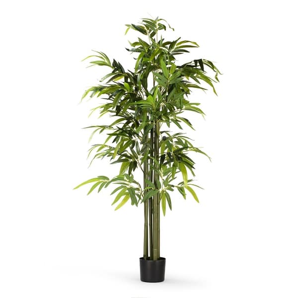 Enova Home Realistic Artificial Bamboo Tree in Nursery Pot for Office House  Living Room Home Decor Indoor - On Sale - Bed Bath & Beyond - 42283625