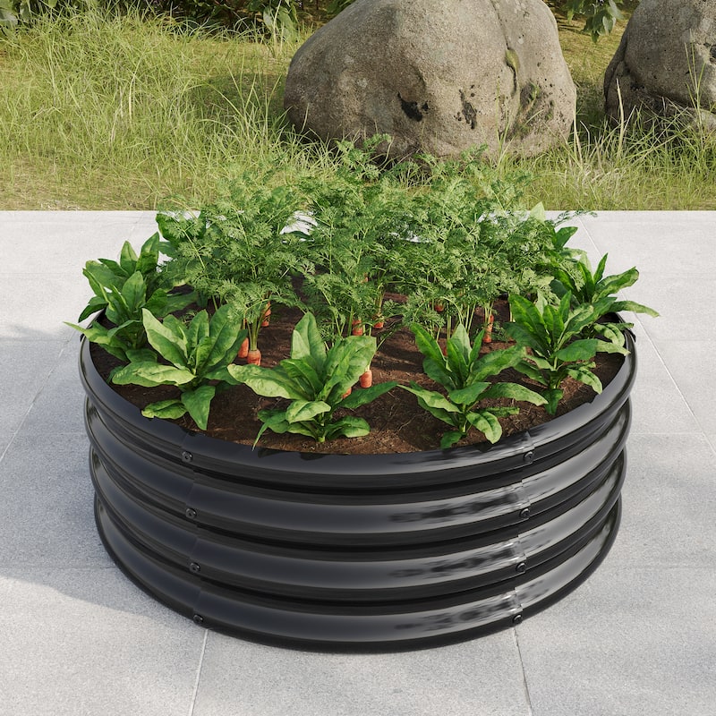 Tall Round Raised Garedn Bed