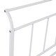 preview thumbnail 41 of 40, Metal Daybed with Trundle Bed and Curved Handle