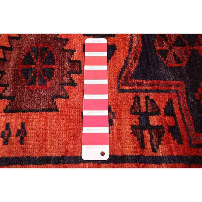 ECARPETGALLERY Hand-knotted Melis Vintage Light Red Wool Rug - 5'9 x 6'8