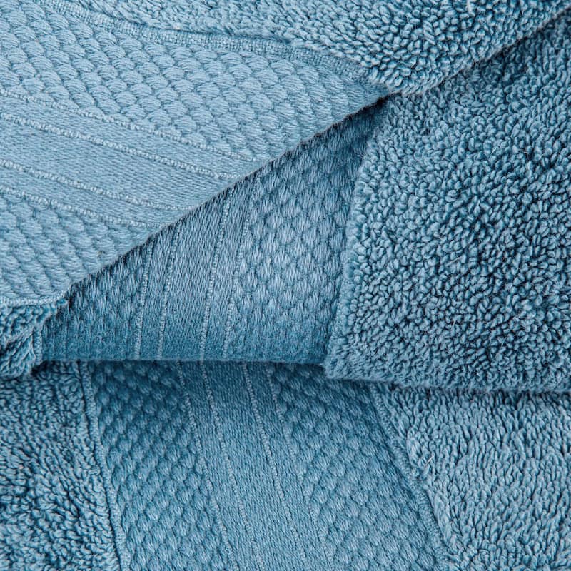 Superior Turkish Cotton Solid Heavyweight Bath Sheet Set of 2