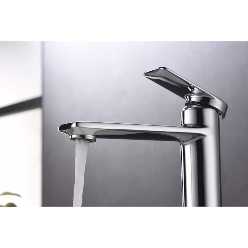 Ultra Faucets Wedge Collection Single Handle Vessel Lavatory Faucet