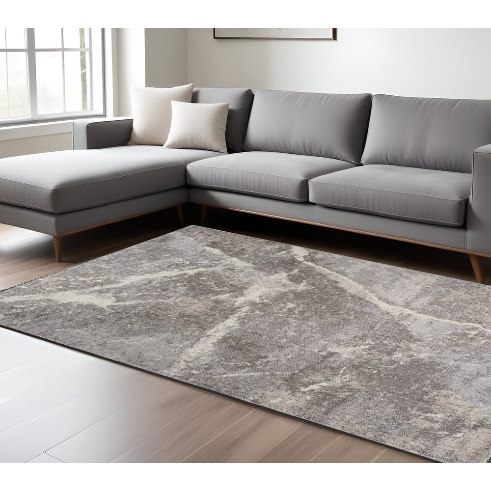 Boho Abstract Stain Resistant Woven Durable Area Rug By HomeRoots