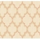 preview thumbnail 2 of 0, Seabrook Designs Sandoval Geometric Unpasted Wallpaper 27 in. W x 27 ft. L - Metallic Tan & Bubblegum