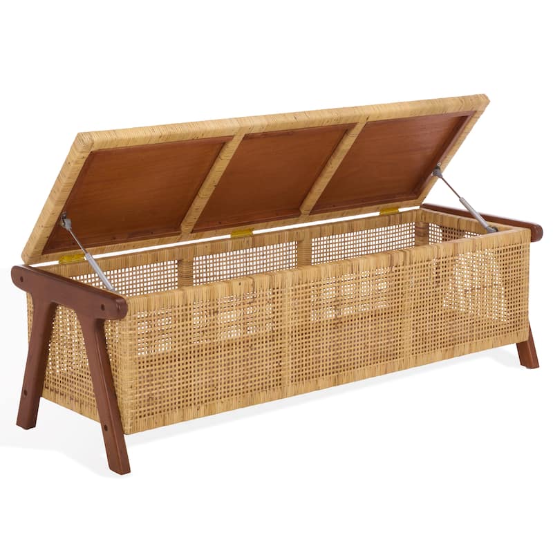 SAFAVIEH Couture Irena Storage Trunk - 53"W x 18"D x 17"H