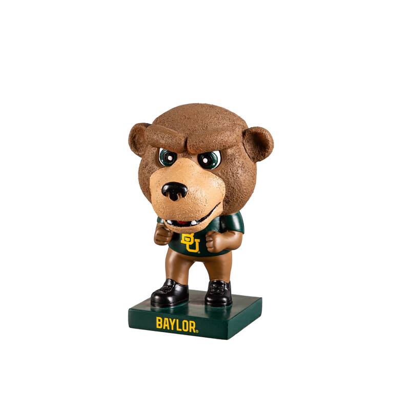 NCAA Team Lil Big Head Resin Indoor/Outdoor Garden Desk Statue - Baylor Mascot