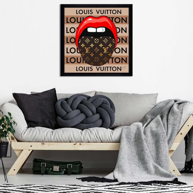 "Louis Vuitton Tongue" by Jodi Print on Acrylic