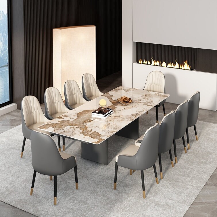 10 person 2024 extendable dining table