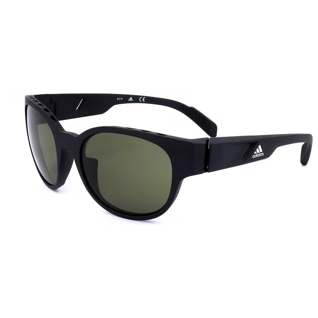 Adidas Sport Unisex 55mm Matte Black Sunglasses SP0009-02N-55