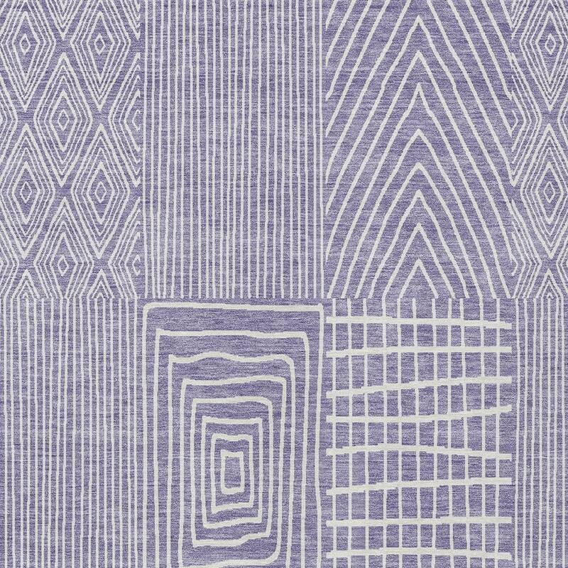 HomeRoots Geometric Transitional Rectangle Outdoor Rug