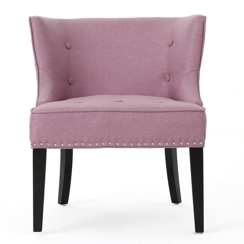 Fabric Occaisional Chair, Lavender Purple - Pink