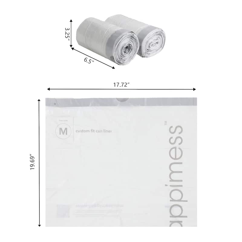 happimess Drawstring Trash Can Liner