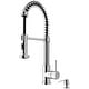 preview thumbnail 131 of 156, VIGO Edison 19" H Single Handle Pull-Down Sprayer Kitchen Faucet
