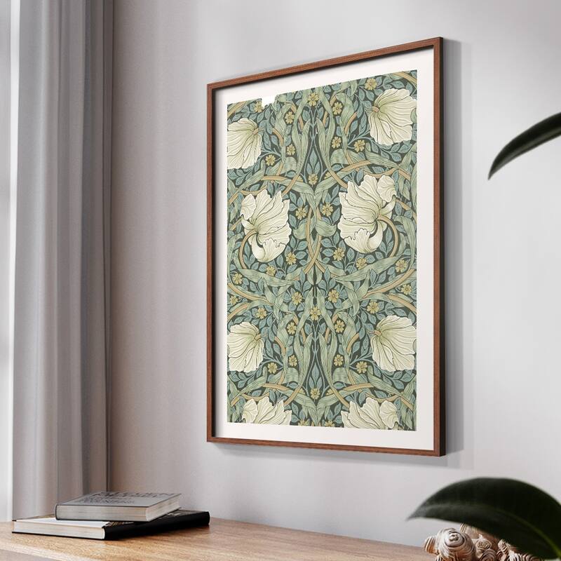 Vintage Abstract Print XXVIII -Framed Print