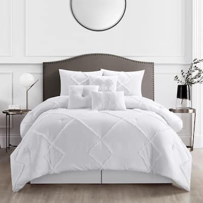 Nanshing Melissa 3D Clip Jacquard 7 Piece Comforter Set