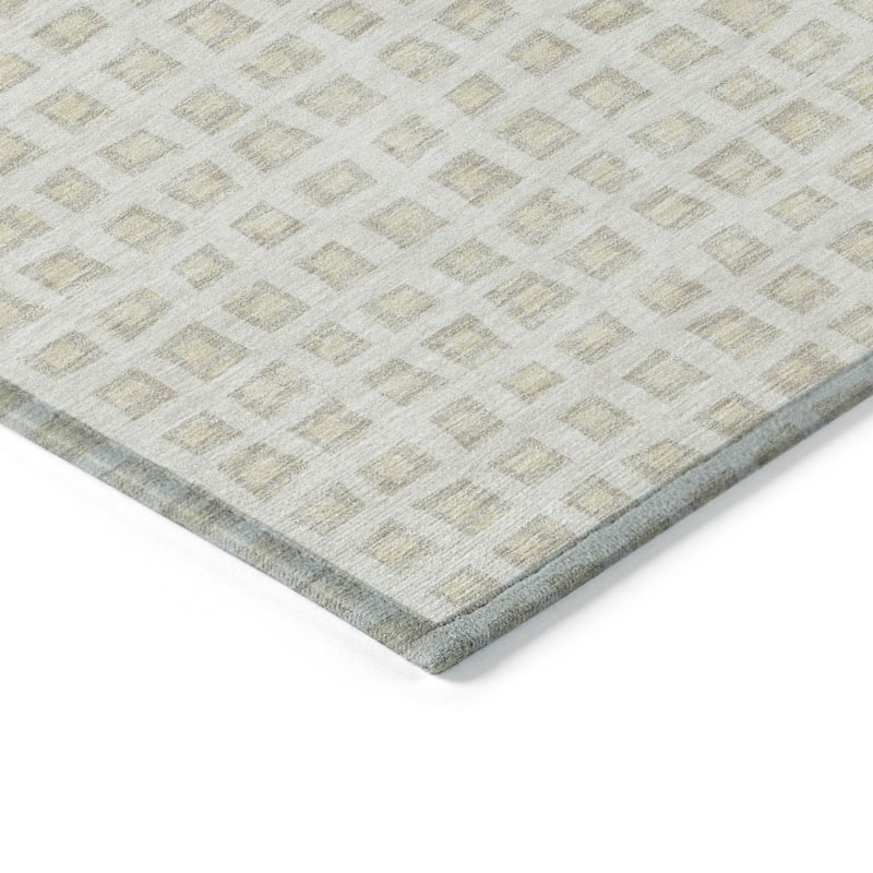 HomeRoots Geometric Transitional Rectangle Outdoor Rug